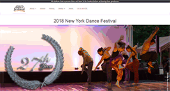 Desktop Screenshot of newyorkdancefestival.com